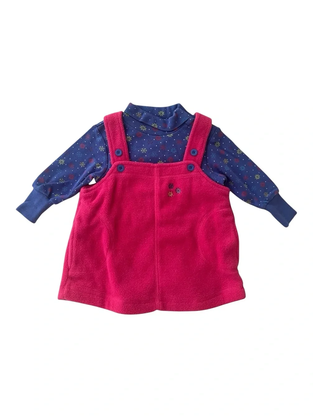 Baby Girl Vintage 90s Colorful Winter Outfit